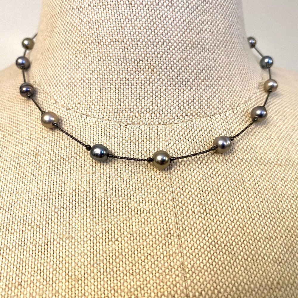 Carolee Multi-Colored Faux Tahitian Pearls Necklace